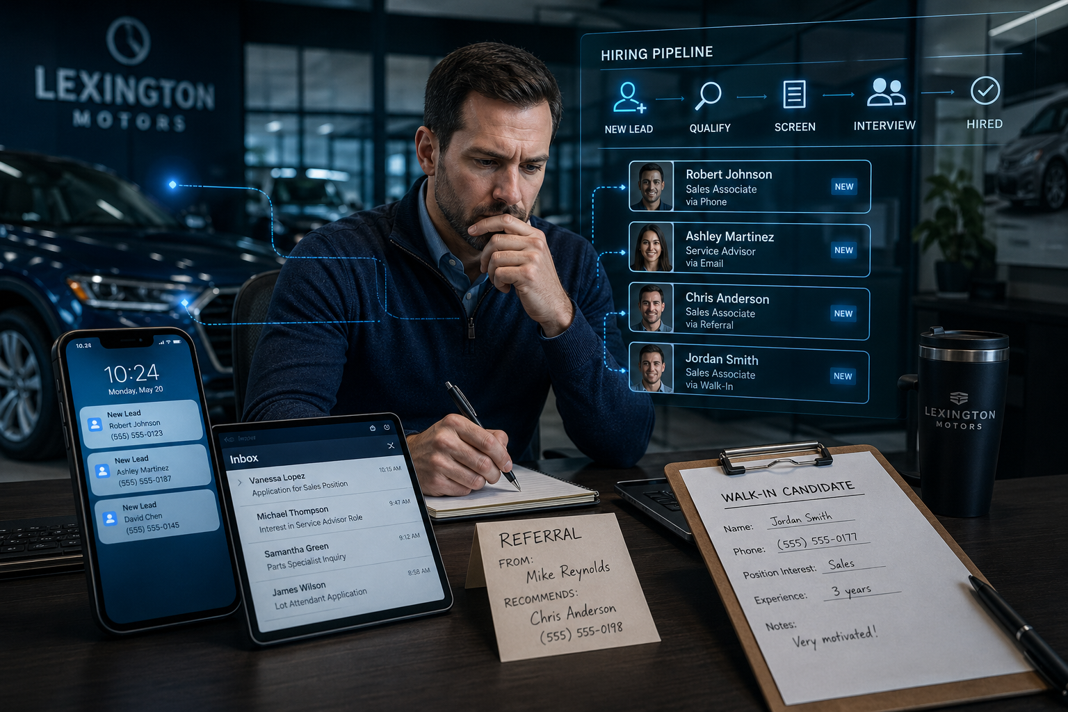 Candidates enter one system